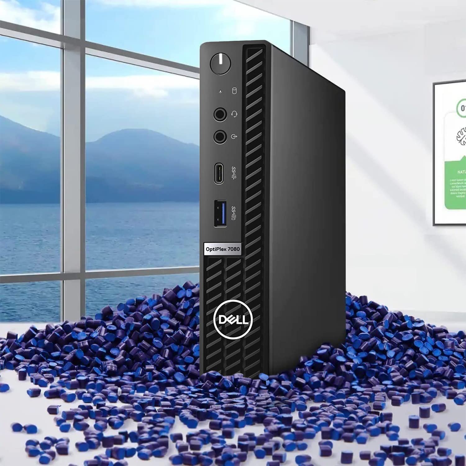 Dell OptiPlex 3080 Micro Form Factor Business Desktop, Intel Core i5-10500T, 16GB DDR4 RAM, 512GB SSD, WiFi, HDMI, Bluetooth, Wired Keyboard&Mouse, Windows 10 Pro