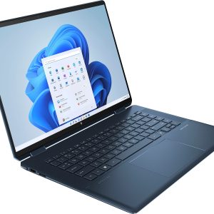 HP 2023 Spectre X360 16” 3K IPS Touch 2-in-1 Laptop 14-Core Intel i7-12700H Iris Xe Graphics 16GB LPDDR4 2TB NVMe SSD 2xThunderbolt4 WiFi 6E HDMI2.1 Backlit KB Fingerprint Windows 11 Home