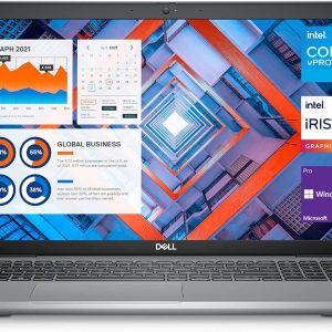 DELL Latitude 5520 Business Laptop, 15.6" FHD Display, Intel Core i5-1145G7 vPRO, 16GB DDR4 RAM, 512GB SSD, IR Camera, HDMI, Backlit Keyboard, Wi-Fi 6, RJ-45, Thunderbolt 4, Windows 11 Pro