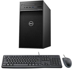 Dell Precision 3630 Workstation Bundle with Keyboard, Mouse, Intel Core i7-8700K 3.7GHz, 32GB DDR4 RAM, 2TB SSD, NVIDIA Quadro P1000, Windows 10 Pro