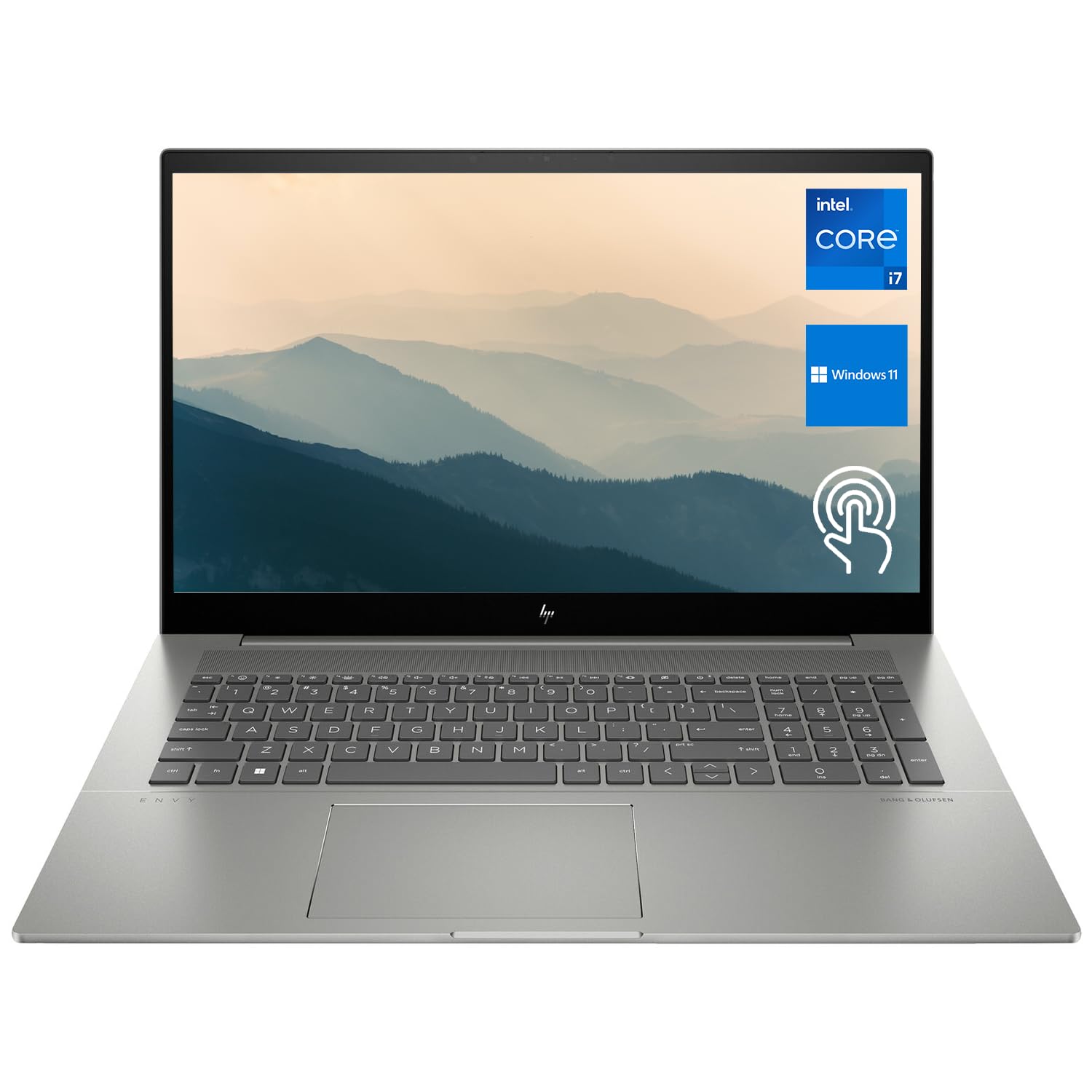 HP Envy 17T Premium Laptop, 17.3" FHD Touchscreen, Intel Core i7-13700H, 32GB RAM, 1TB SSD, Webcam, HDMI, Wi-Fi 6, Backlit Keyboard, Windows 11 Home, Grey