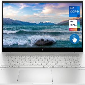 HP Envy Laptop, 17.3" Full HD Touchscreen, 12th Gen Intel Core i7-1260P, 32GB RAM, 2TB PCIe SSD, IR Camera, Backlit Keyboard, HDMI, Wi-Fi 6, Windows 11 Home, Silver