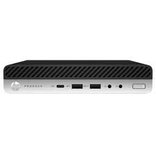 HP ProDesk 600 G4 Desktop Mini Intel 8th Gen Core i5-8500T 256 GB SSD 16GB DDR4 2666 MT/s Intel 2.1GHz UHD 630 Windows 10 Pro 64-bit