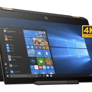 HP Spectre x360-15t Home and Business Laptop (Intel i7-8565U 4-Core, 16GB RAM, 1TB PCIe SSD, MX150, 15.6" Touch 4K UHD (3840x2160), Fingerprint, WiFi, Win 10 Home