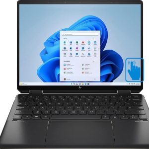 HP Spectre x360 2-in-1 Laptop 2023 13.5” 1920 x 1280 Display, Intel Core i7-1355U, 10-core, Intel Iris Xe Graphics, 16GB LPDDR4, 512GB SSD, Backlit Keyboard, Thunderbolt 4, FP, Windows 11 Pro