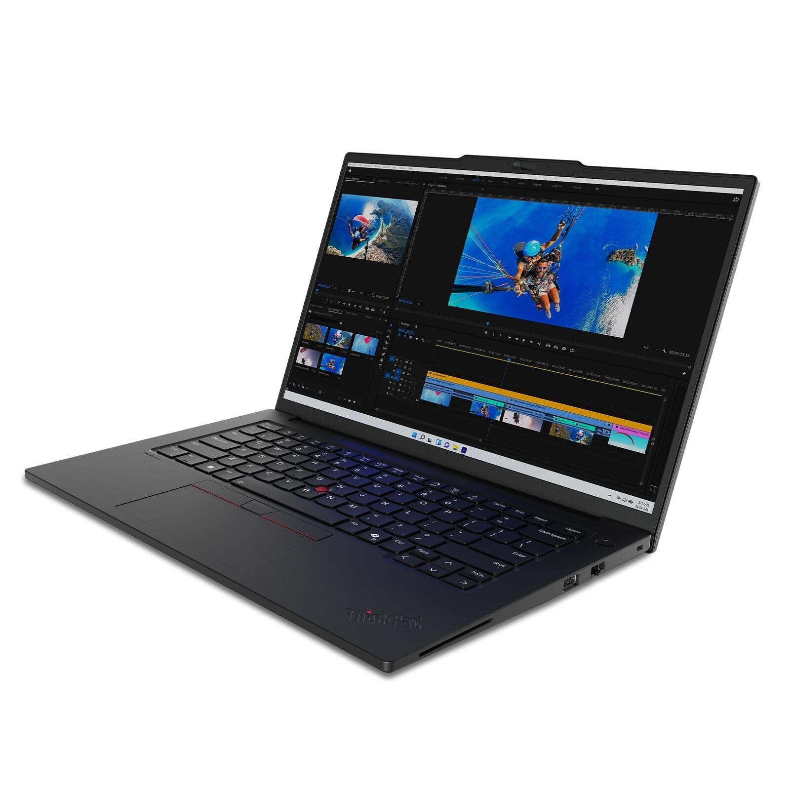 Lenovo ThinkPad, P14s Gen 5 Intel Ultra 7 155H, 16C, (16GB RAM + 512GB SSD), 14.5" WUXGA (1920 x 1200) Non-Touch, NVIDIA RTX 500 Ada Backlit KYB, Fingerprint Reader, Win11 Pro