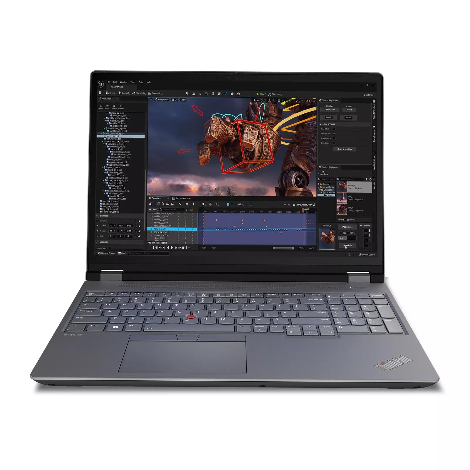 Lenovo ThinkPad P16 Gen 2 Mobile Workstation i7-14700HX 32GB RAM + 1TB SSD, 16" 4K WQUXGA (3840 x 2400), 800 nits, RTX 2000 Ada 8G, Backlit KYB, Fingerprint Reader, Win11 Pro