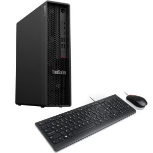 Lenovo ThinkStation P340 SFF Home & Business Mini Desktop (Intel i7-10700 8-Core, 16GB RAM, 7.6TB SATA SSD, T1000, USB 3.2, USB 3.1, Display Port, Win 11 Pro) with G2 Universal Dock