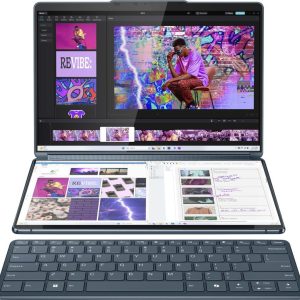 Lenovo Yoga Book 9i 2-in-1 13.3" 2.8K Dual Screen OLED Touch Laptop - Intel Core i7-1355U with 16GB Memory - 1TB SSD - Tidal Teal - 1TB/Ultra 7))