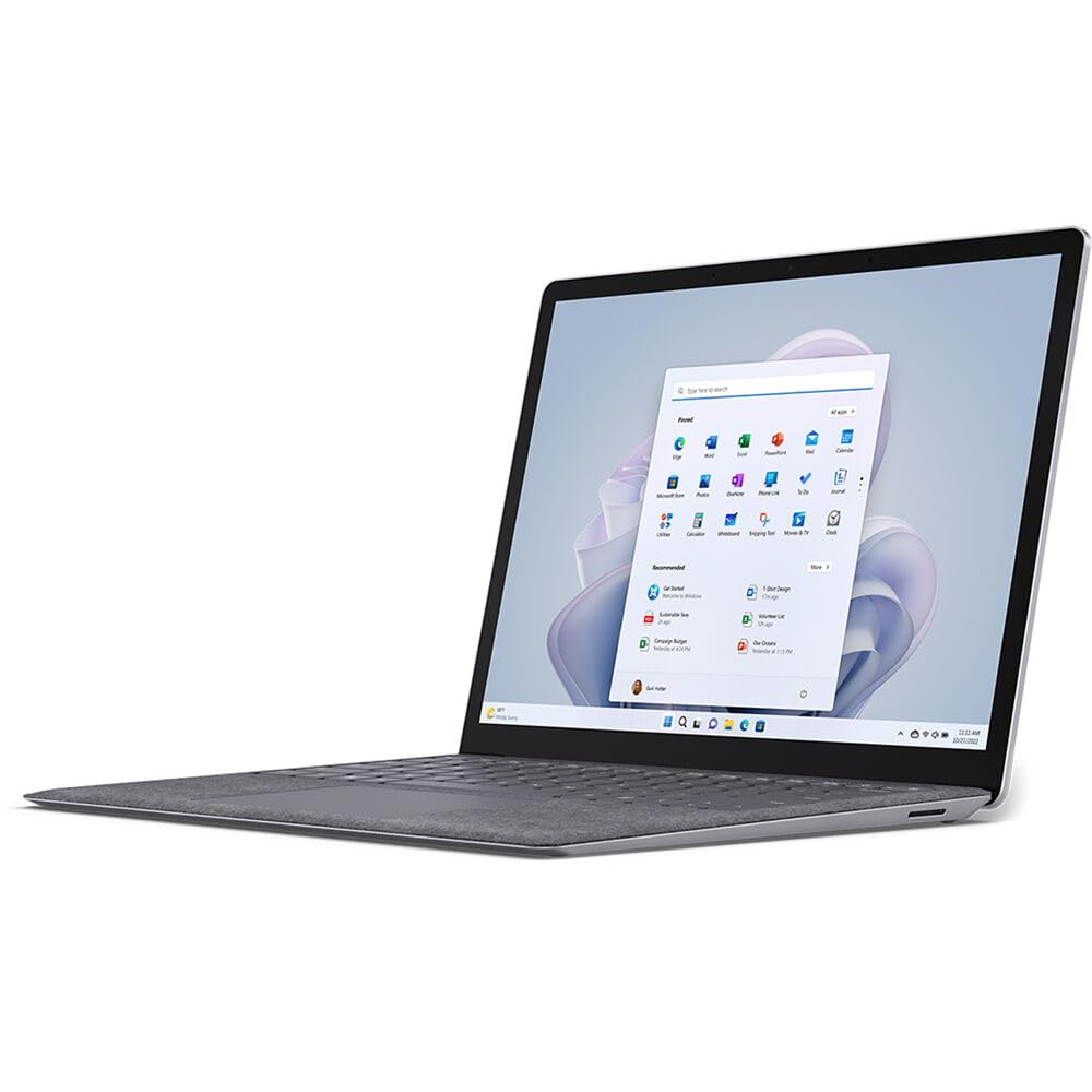 Microsoft Surface Laptop 5 15" Touchscreen Notebook - 2496 x 1664 - Intel Core i7 12th Gen i7-1265U - Intel Evo Platform - 16 GB Total RAM - 512 GB SSD - Platinum