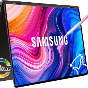 SAMSUNG Galaxy Book3 360 2-in-1 Laptop Touch 13.3" FHD AMOLED, Stylue Pen, Intel EVO Core i7-1360P, Win 11, Thunderbolt 4, Fingerprint, Light, Long Battery Life (16GB RAM | 512GB SSD)