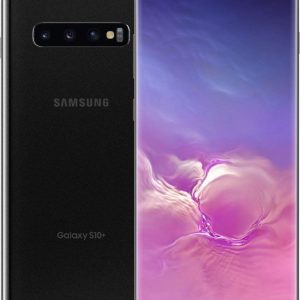 SAMSUNG Galaxy S10+ Plus (128GB, 8GB) 6.4" AMOLED, Snapdragon 855, IP68 Water Resistant, 4G LTE (Fully Unlocked US Model for T-Mobile, AT&T, Verizon, Global) G975U1 (Wireless Charger Bundle, Black)